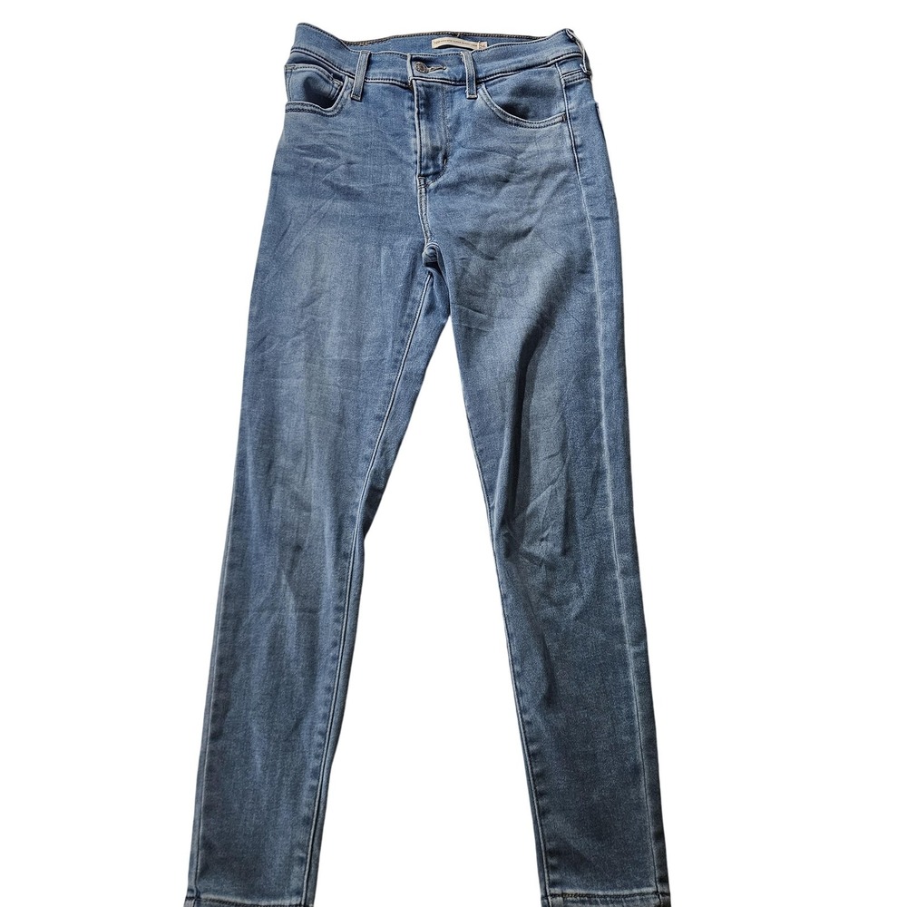Levi's 720 High Rise Super Skinny Crop Jeans Womens 26 Blue‎ Medium Wash Denim